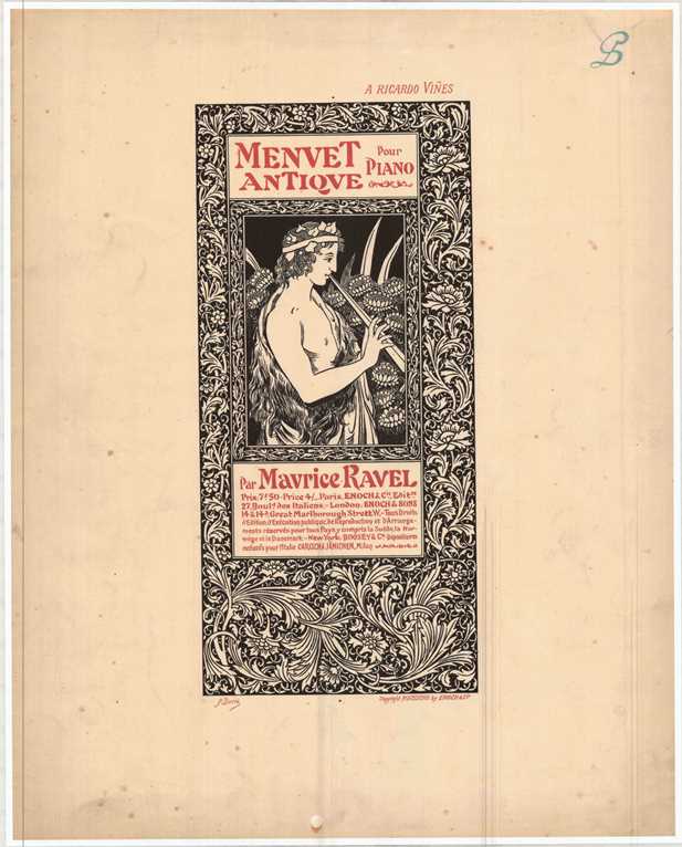Cover art from sheet music from the Lucien Garban Musical Score Collection